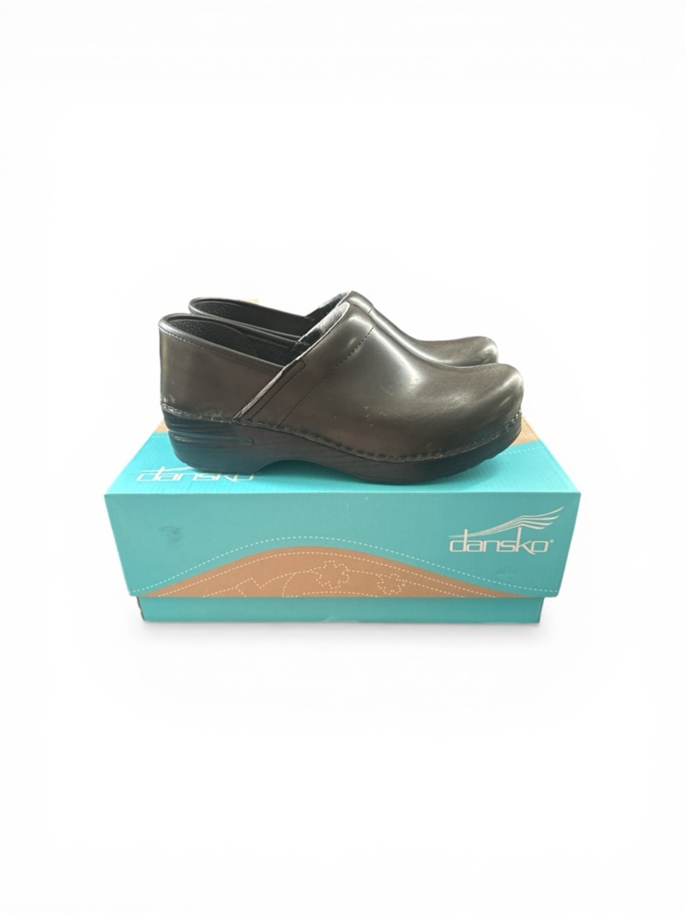Dansko Professional Clogs Women’s 8.5-9 EU 39  Black Leather Shoes